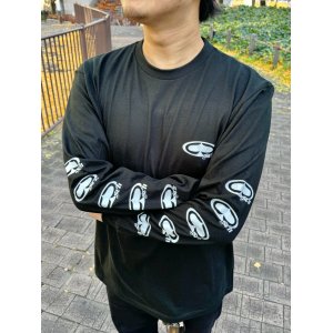 画像2: SRH / NEW SPADE CLASSIC SMALL LOGOS 長袖Tシャツ BLACK