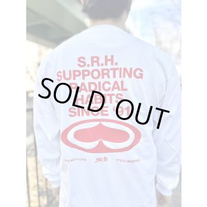 画像7: Lサイズラスト1枚で終了 SRH / Since 91 長袖Tシャツ WHITE