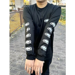画像3: SRH / NEW SPADE CLASSIC SMALL LOGOS 長袖Tシャツ BLACK