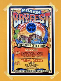 SUBLIME DJ PRODUCT 買い付けアイテム 10枚限定 MISSION BAYFEST / 2023 ポスター (46センチx30.5センチ)