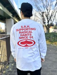 SRH / Since 91 長袖Tシャツ WHITE