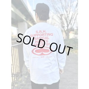 画像6: Lサイズラスト1枚で終了 SRH / Since 91 長袖Tシャツ WHITE
