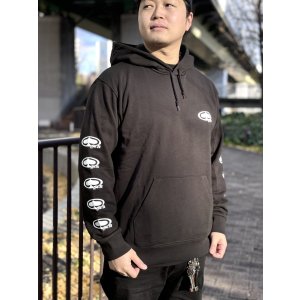 画像5: 送料無料 SRH / NEW SPADE CLASSIC SMALL LOGOS プルオーバーパーカー BLACK