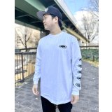 SRH / NEW SPADE CLASSIC SMALL LOGOS 長袖Tシャツ WHITE