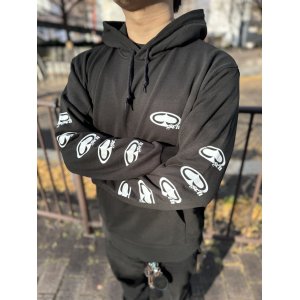 画像2: 送料無料 SRH / NEW SPADE CLASSIC SMALL LOGOS プルオーバーパーカー BLACK