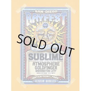 画像1: SUBLIME DJ PRODUCT 買い付けアイテム 2枚限定 SAN DIEGO BAYFEST / 2024 ポスター (43センチx28センチ)
