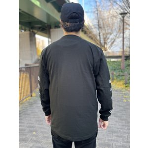 画像6: SRH / NEW SPADE CLASSIC SMALL LOGOS 長袖Tシャツ BLACK