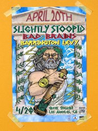 残り3枚で終了 SUBLIME DJ PRODUCT 買い付けアイテム seedleSs 11th annual 4/20 Party ポスター (43センチx28センチ)