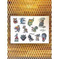 "OPIE ORTIZ 2025 TATTOO TOUR" / タトゥーフラッシュポスター 3/3