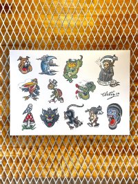 "OPIE ORTIZ 2025 TATTOO TOUR" / タトゥーフラッシュポスター 3/3