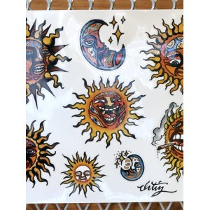 画像3: "OPIE ORTIZ 2025 TATTOO TOUR" / タトゥーフラッシュステッカーシート 2/3