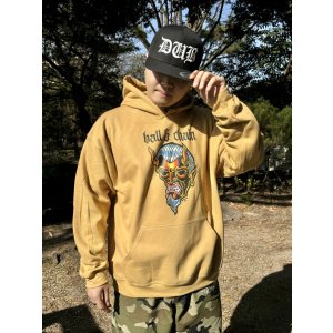 画像3: 送料無料 OPIE ORTIZ x BALL&CHAIN / "ORTIZ" 1998-2024 Reprint Red Devil プルオーバーパーカー オールドゴールド