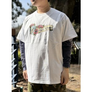 画像4: "OPIE ORTIZ x BALL&CHAIN" / Skull & Rose コラボTシャツ ホワイト