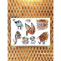 "OPIE ORTIZ 2025 TATTOO TOUR" / タトゥーフラッシュステッカーシート 1/3