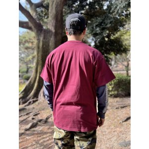 画像5: "OPIE ORTIZ x BALL&CHAIN" / Memories コラボTシャツ バーガンディー