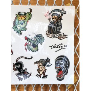 画像4: "OPIE ORTIZ 2025 TATTOO TOUR" / タトゥーフラッシュステッカーシート 3/3