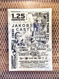 8000円以上買い上げの方限定プレゼント "JAKOBS CASTLE & LONG BEACH DUB ALLSTARS" 2025 JAPAN TOUR 名古屋場所 ポスター