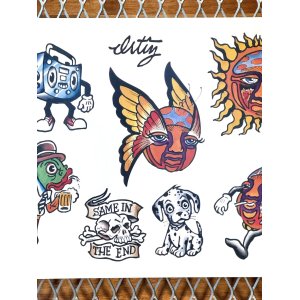 画像3: "OPIE ORTIZ 2025 TATTOO TOUR" / タトゥーフラッシュポスター 1/3