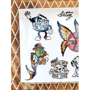 画像2: "OPIE ORTIZ 2025 TATTOO TOUR" / タトゥーフラッシュステッカーシート 1/3
