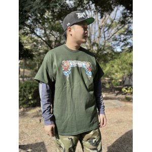 画像2: "OPIE ORTIZ x BALL&CHAIN" / Doin Time コラボTシャツ フォレストグリーン