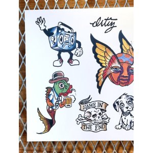 画像2: "OPIE ORTIZ 2025 TATTOO TOUR" / タトゥーフラッシュポスター 1/3