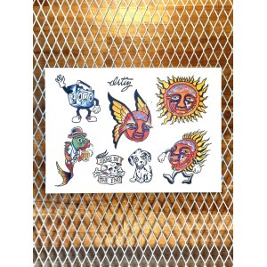 画像1: "OPIE ORTIZ 2025 TATTOO TOUR" / タトゥーフラッシュポスター 1/3