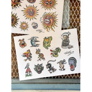 画像4: 送料無料 "OPIE ORTIZ 2025 TATTOO TOUR" / タトゥーフラッシュポスター 3枚セット
