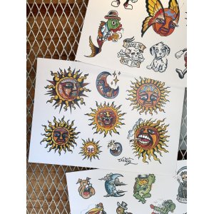 画像3: 送料無料 "OPIE ORTIZ 2025 TATTOO TOUR" / タトゥーフラッシュポスター 3枚セット