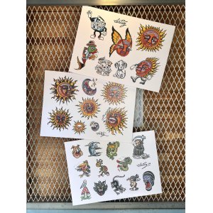 画像1: 送料無料 "OPIE ORTIZ 2025 TATTOO TOUR" / タトゥーフラッシュポスター 3枚セット