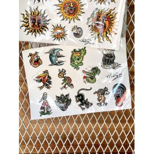 画像4: 送料無料 "OPIE ORTIZ 2025 TATTOO TOUR" / タトゥーフラッシュステッカーシート 3枚セット