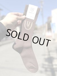 ching & co. / Symbol スケーターソックス ブラウン