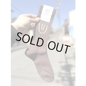 画像1: ching & co. / Symbol スケーターソックス ブラウン