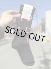 ching&co. / 你好ハロー スケーターソックス ブラック