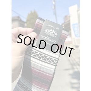 画像2: NAUGHTY x ching & co. / FALSA スケーターソックス マルーン