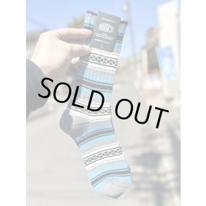 画像1: NAUGHTY x ching & co. / FALSA スケーターソックス ブルー