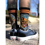 OPIE ORTIZ x BALL&CHAIN / "ORTIZ" 1998-2024 Reprint Red Devil ソックス ブラック
