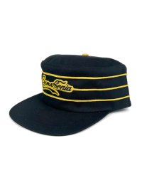 送料無料 minos / ENJOY SF STRIPE CAP ブラック