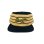 画像2: 送料無料 minos / ENJOY SF STRIPE CAP イエロー (2)