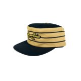 送料無料 minos / ENJOY SF STRIPE CAP イエロー