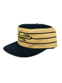 送料無料 minos / ENJOY SF STRIPE CAP イエロー