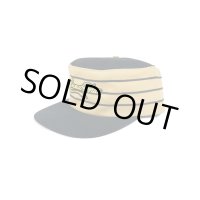 送料無料 minos / ENJOY SF STRIPE CAP イエロー