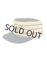 送料無料 minos / ENJOY SF STRIPE CAP イエロー