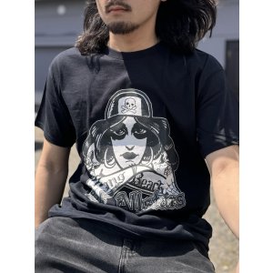 画像5: LONG BEACH DUB ALLSTARS / Tattoo Girl Artwork by Opie Ortiz Tシャツ ブラック