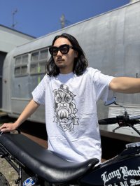 OPIE ORTIZ / Mi Yard Artwork by Opie Ortiz Tシャツ アッシュ