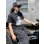 画像1: LONG BEACH DUB ALLSTARS / Tattoo Girl Artwork by Opie Ortiz Tシャツ ブラック (1)