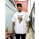 画像1: 送料無料 OPIE ORTIZ x BALL&CHAIN / "ORTIZ" 1998-2024 Reprint Red Devil Tシャツ ホワイト (1)