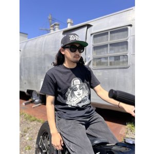 画像3: LONG BEACH DUB ALLSTARS / Tattoo Girl Artwork by Opie Ortiz Tシャツ ブラック