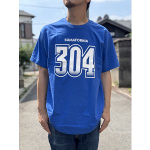 画像2: minos / SS NUMBER 304 Ｔシャツ ロイヤルブルー