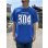 画像2: minos / SS NUMBER 304 Ｔシャツ ロイヤルブルー (2)
