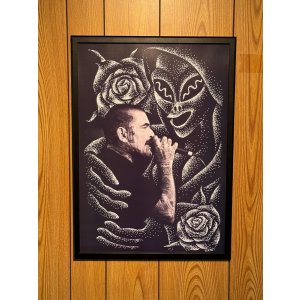 画像1: 7月7日23:59分締切 予約注文 "OPIE ORTIZx TEXTA x STONE SHOOT x BALL&CHAIN" / Santa Muerte A2サイズ ポスター　